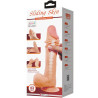 PRETTY LOVE - SERIA SLIDING SKIN REALISTYCZNY DILDO Z PRZYSsawkA 24 CM