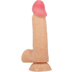 PRETTY LOVE - SERIA SLIDING SKIN REALISTYCZNY DILDO Z PRZYSsawkA 20,6 CM