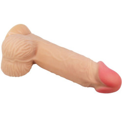 PRETTY LOVE - SERIA SLIDING SKIN REALISTYCZNY DILDO Z PRZYSsawkA 20,6 CM