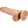 PRETTY LOVE - SERIA SLIDING SKIN REALISTYCZNY DILDO Z PRZYSsawkA 19,4 CM