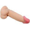 PRETTY LOVE - SERIA SLIDING SKIN REALISTYCZNY DILDO Z PRZYSsawkA 19,4 CM