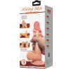 PRETTY LOVE - SERIA SLIDING SKIN REALISTYCZNY DILDO Z PRZYSsawkA 19,4 CM