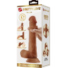 PRETTY LOVE - WYSOKI REALISTYCZNY DILDO 22 CM BRĄZOWY