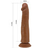 PRETTY LOVE - SHARIFE REALISTYCZNY DILDO 25 CM BRĄZOWY