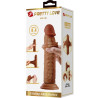 PRETTY LOVE - KEON REALISTYCZNY DILDO 21 CM BRĄZOWY