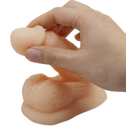 PRETTY LOVE - WILDON ULTRA REALISTYCZNY I ELASTYCZNY DILDO 10 CM NATURALNY