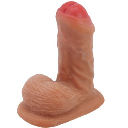 PRETTY LOVE - WARNELL ULTRA REALISTYCZNY I ELASTYCZNY DILDO 9,5 CM MULATO