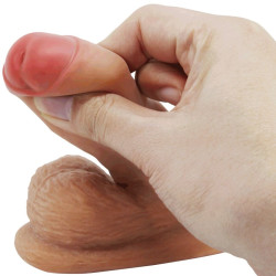 PRETTY LOVE - WARNELL GODE ULTRA RÉALISTE ET ÉLASTIQUE 9,5 CM MULATO