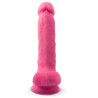 SILEXD - MODELO 1 PÊNIS REALISTA PREMIUM SILICONE SILEXPAN ROSA FLUORESCENTE 17,5 CM