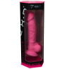 SILEXD - MODELLO 1 PENE REALISTICO SILICONE PREMIUM SILEXPAN ROSA FLUORESCENTE 17,5 CM