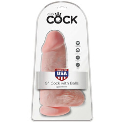 KING COCK - DILDO REALISTYCZNE PGRUBATY 23 CM