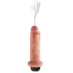 KING COCK - 17,8 CM TRYBUJACY DILDO