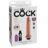 KING COCK - 17,8 CM TRYBUJACY DILDO