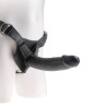 KING COCK - UPRZĄŻ Z REALISTYCZNYM CZARNYM PENISEM 22,9 CM