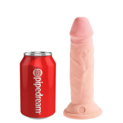 KING COCK - DILDO O POTROJNEJ GESTOSCI 15 CM