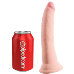KING COCK - DILDO O POTROJNEJ GESTOSCI 18 CM