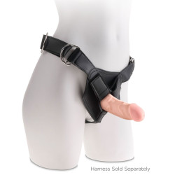 KING COCK - DILDO O POTROJNEJ GESTOSCI 21,6 CM