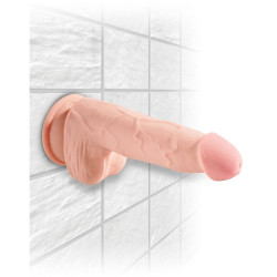 KING COCK - DILDO O POTROJNEJ GESTOSCI 14 CM