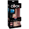 KING COCK - DILDO O POTROJNEJ GESTOSCI 14 CM