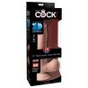 KING COCK - DILDO O POTROJNEJ GESTOSCI 19 CM