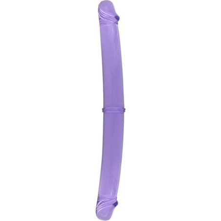 SEVEN CREATIONS - PODWOJNY PENIS 30 CM FIOLETOWY