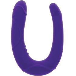 GET REAL - VOGUE MINI DOUBLE DONG FIOLETOWY