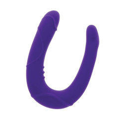 GET REAL - VOGUE MINI DOUBLE DONG FIOLETOWY