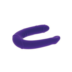 GET REAL - VOGUE MINI DOUBLE DONG FIOLETOWY
