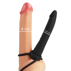 MYTHOLOGY - COBI ONYX ACCOMODATOR UPRZAZ DO PODWOJNEJ PENETRACJI SILIKONOWA 13 CM