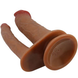 PRETTY LOVE - HULBERT PODWÓJNY REALISTYCZNY DILDO Z WIBRACJĄ MULATO