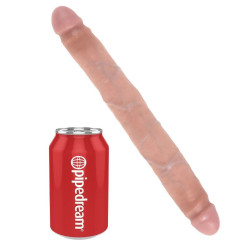 KING COCK - WASKI PODWOJNY DILDO 30 CM