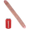 KING COCK - GRUBY PODWOJNY DILDO 40,6 CM