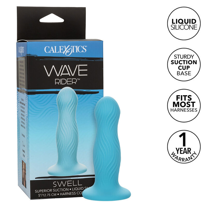 CALEXOTICS - WAVE RIDER SWELL ANAL PLUG NIEBIESKI