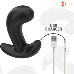 INTENSE - CHANDLER ANAL PLUG 10 WIBRACJI CZARNY PILOT