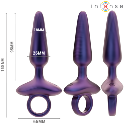 INTENSE - MARLON WIBRACYJNY ANAL PLUG MODEL 4 PILOT