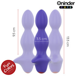 ONINDER CUTE - LOVE BUTT WIBRACYJNY ROZSZERZAJĄCY ANALNY ZATYCZKA - BEZPŁATNA ŚWIATOWA APLIKACJA