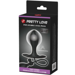 PRETTY LOVE - DMUCHANY KOREK ANALNY CZARNY