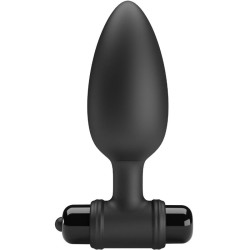 PRETTY LOVE - WIBRACYJNY ZATYCZKA ANALNA 2 ZATYCZKA ANALNA 10 WIBRACJI CZARNY