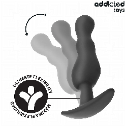 ADDICTED TOYS - SET OF 3 ANAL PLUG SILICONE MODEL 1
