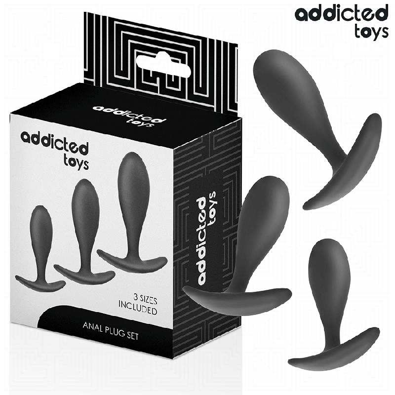 ADDICTED TOYS - ZESTAW 3 ZATYCZEK ANALNYCH MODEL 2