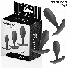 ADDICTED TOYS - 3ER-SET ANALPLUG MODELL 2