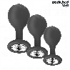 ADDICTED TOYS - SET OF 3 ANAL PLUG SILICONE WITH JEWEL