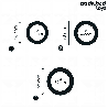 ADDICTED TOYS - SET OF FLAT SILICONE RINGS