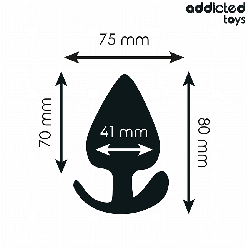 ADDICTED TOYS - ANAL PLUG SILICONE SIZE L 8 CM
