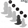 ADDICTED TOYS - ZATYCZKA ANALNA PUSTA ROZMIAR M 9,6 CM