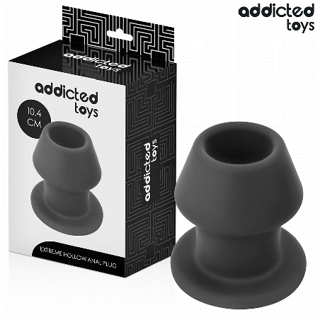 ADDICTED TOYS - EXTREME HOLLOW ANAL PLUG SILICONE SIZE L 10.4 CM