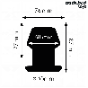 ADDICTED TOYS - EXTREM HOHL ANAL PLUG GRÖSSE M 8,7 CM