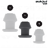 ADDICTED TOYS - EXTREM HOHL ANAL PLUG GRÖSSE M 8,7 CM