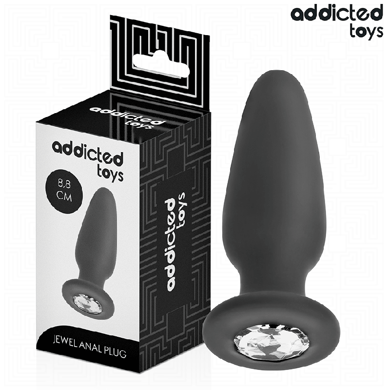 ADDICTED TOYS - KOREK ANALNY Z KLUCZEM ROZMIAR S 8,8 CM
