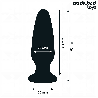 ADDICTED TOYS - ANAL PLUG MIT JUWEL GRÖSSE S 8,8 CM